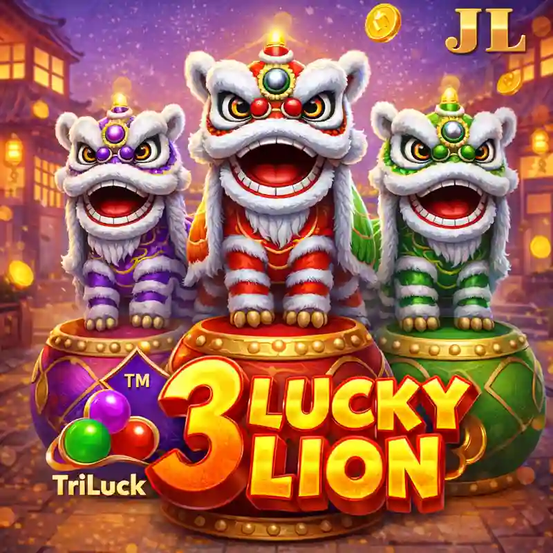3 LUCKY LION Slot Game at hawkgaming